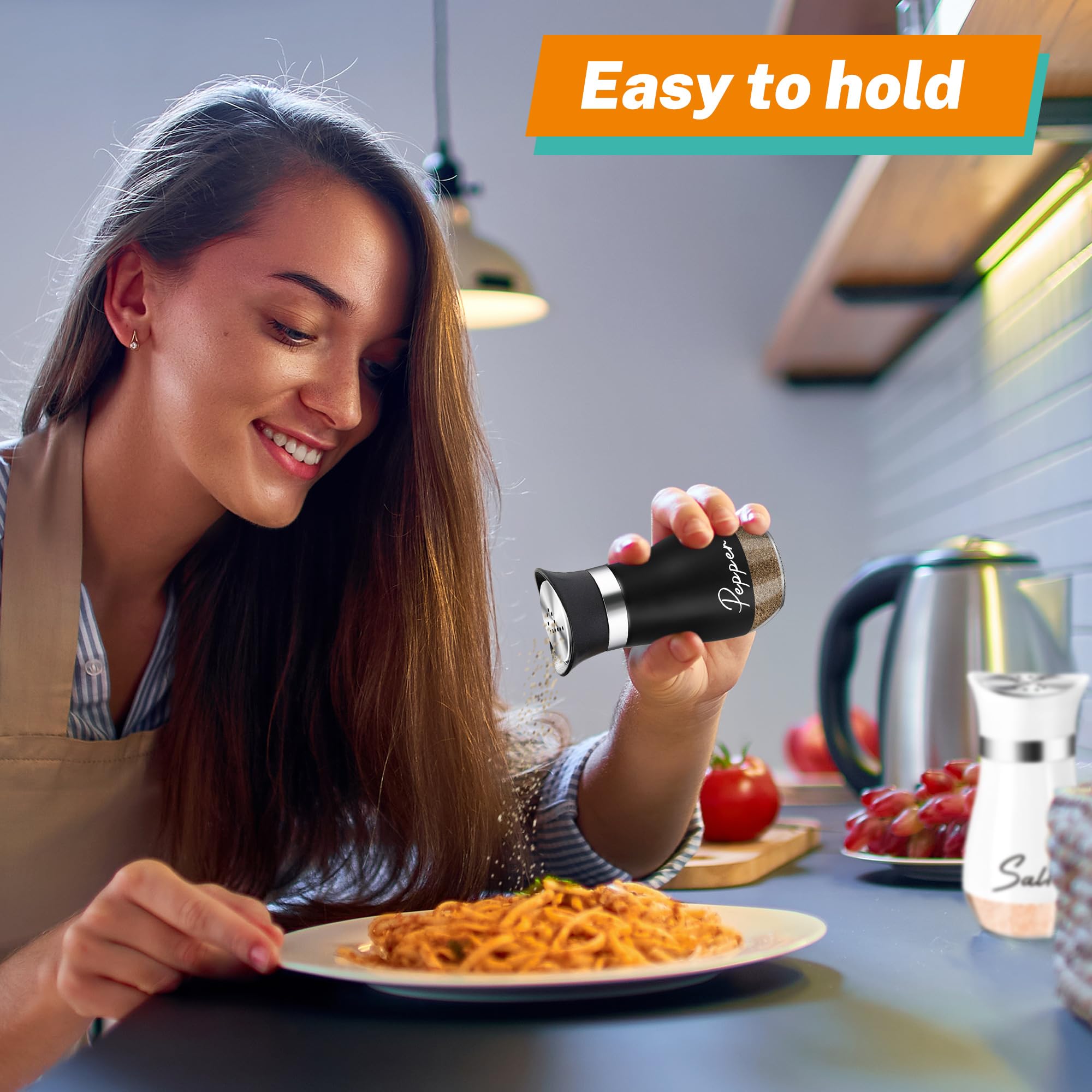 Arrozon salt and pepper shakers make a gift-ready kitchen accessory.