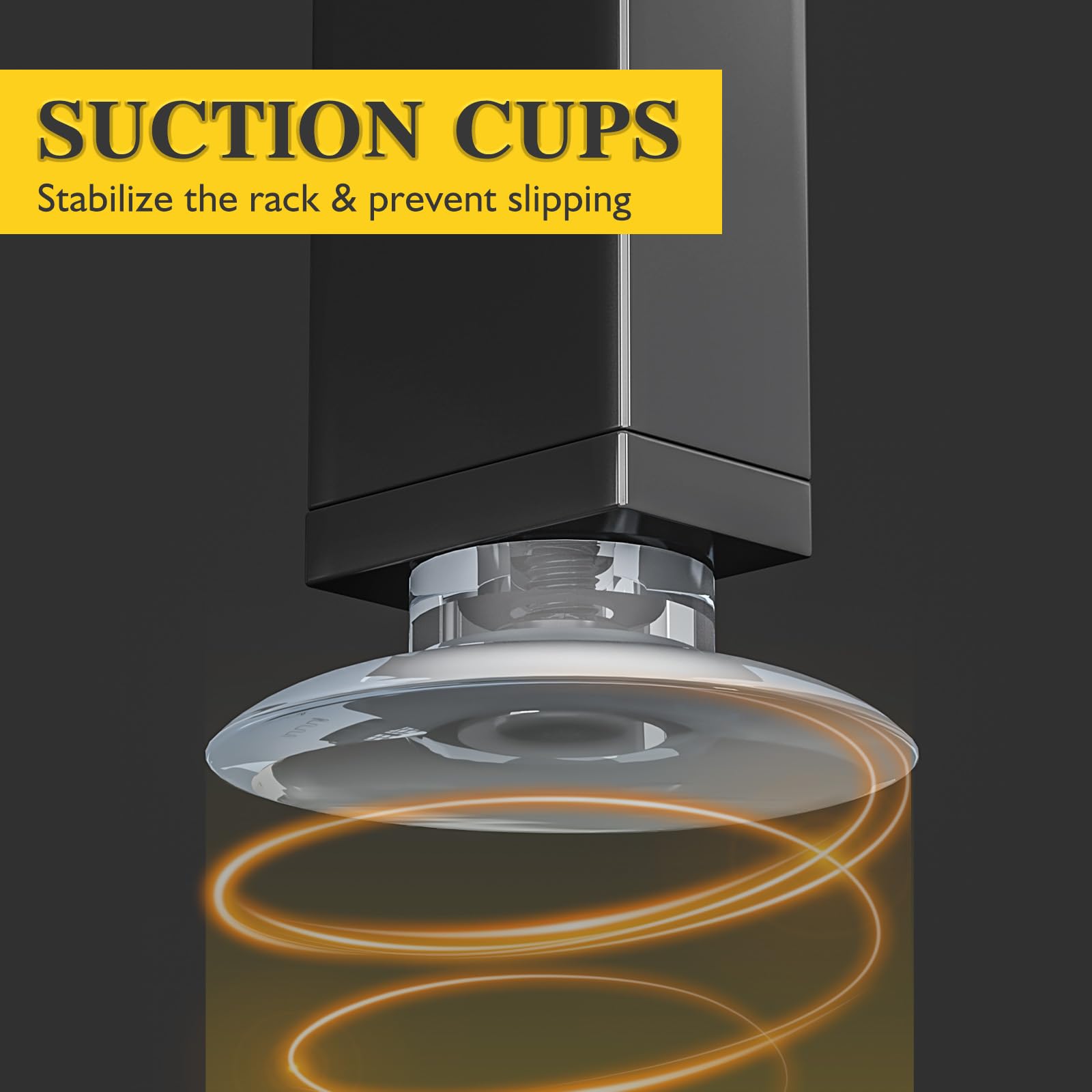 ARSTPEOE rust-resistant metal construction for durable kitchen storage.