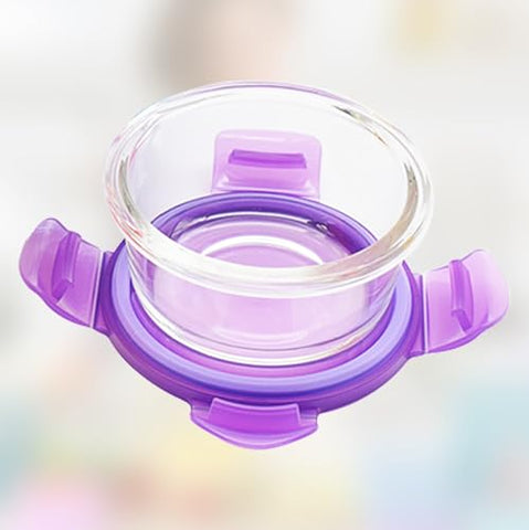 ARSUK airtight glass container showing silicone seal for leak-free storage