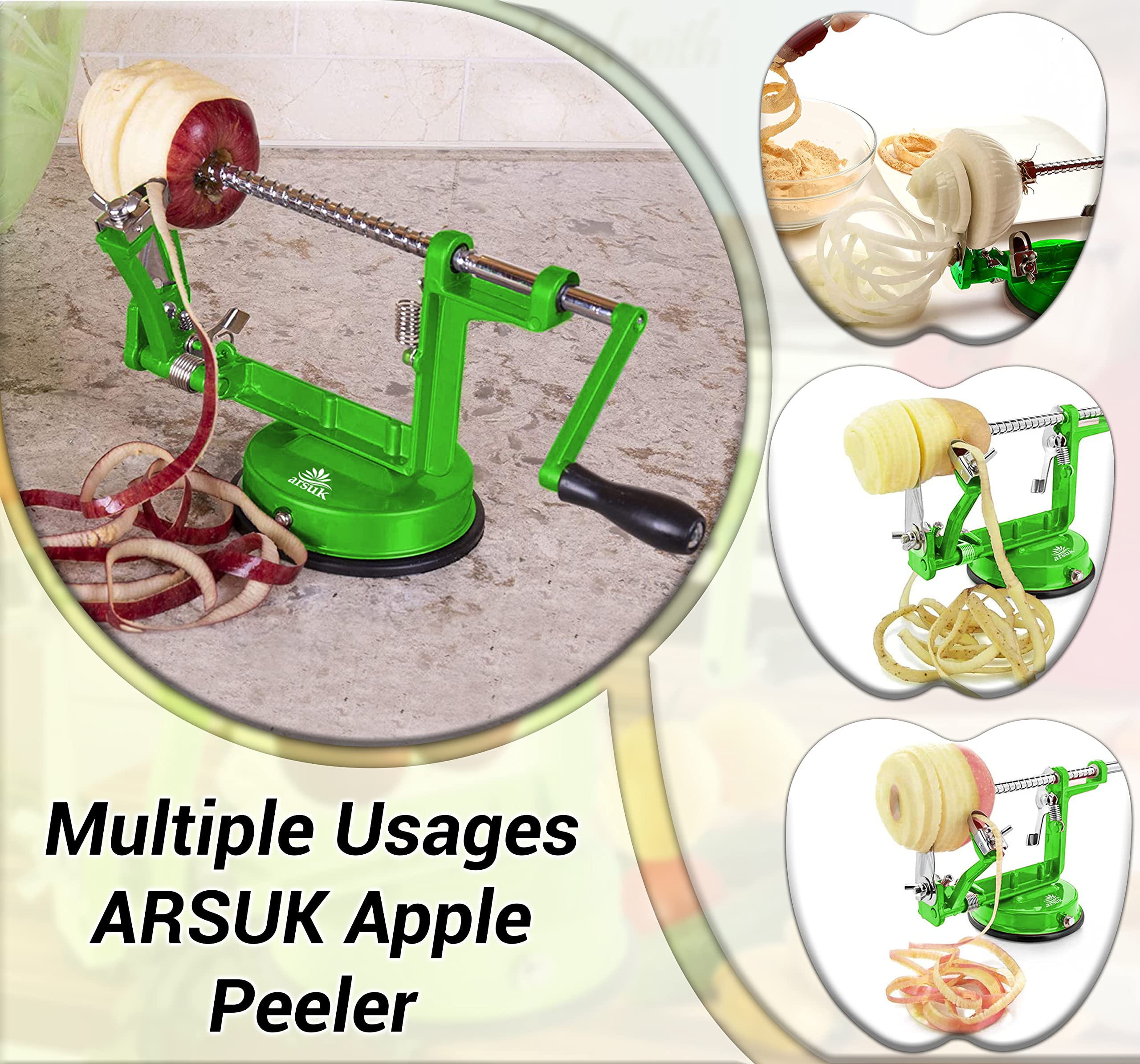 ARSUK easy-clean design with detachable blades for quick maintenance.