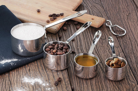 Artaste 43143 measuring cups side view highlight sturdy build and easy handling.