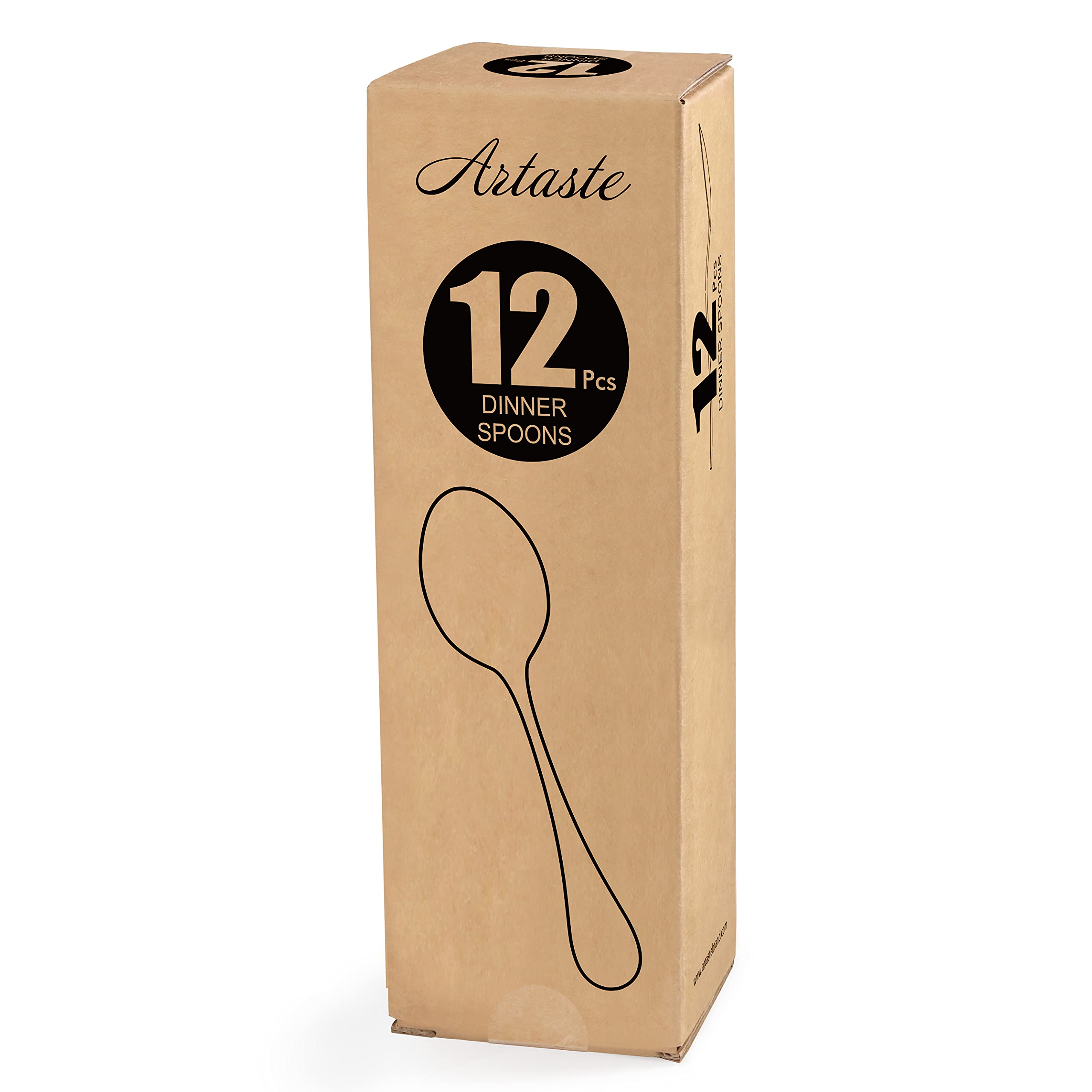Artaste Rain dinner spoon on table ready for family meals