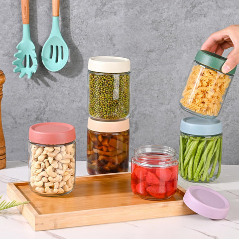 Artcochan fridge and freezer safe jars keep frozen desserts and lunches fresh