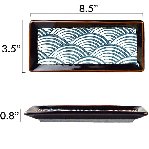 Artcome sauce dishes pair for dipping sushi