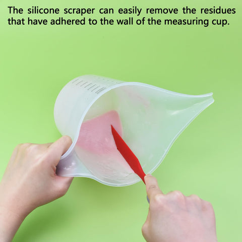 Artcome spill-free pour pitcher helps reduce waste.