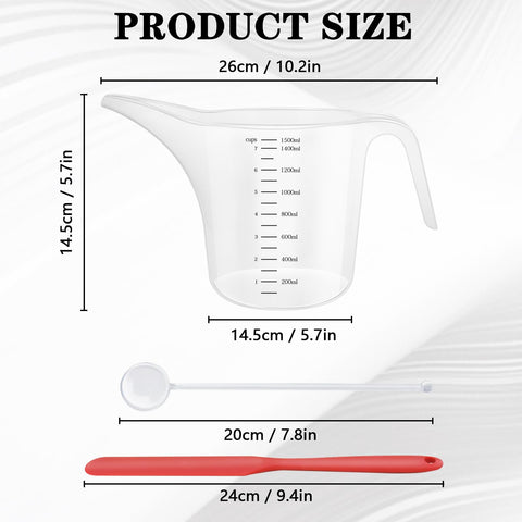 Artcome stirring rods included for thorough resin and paint mixing.