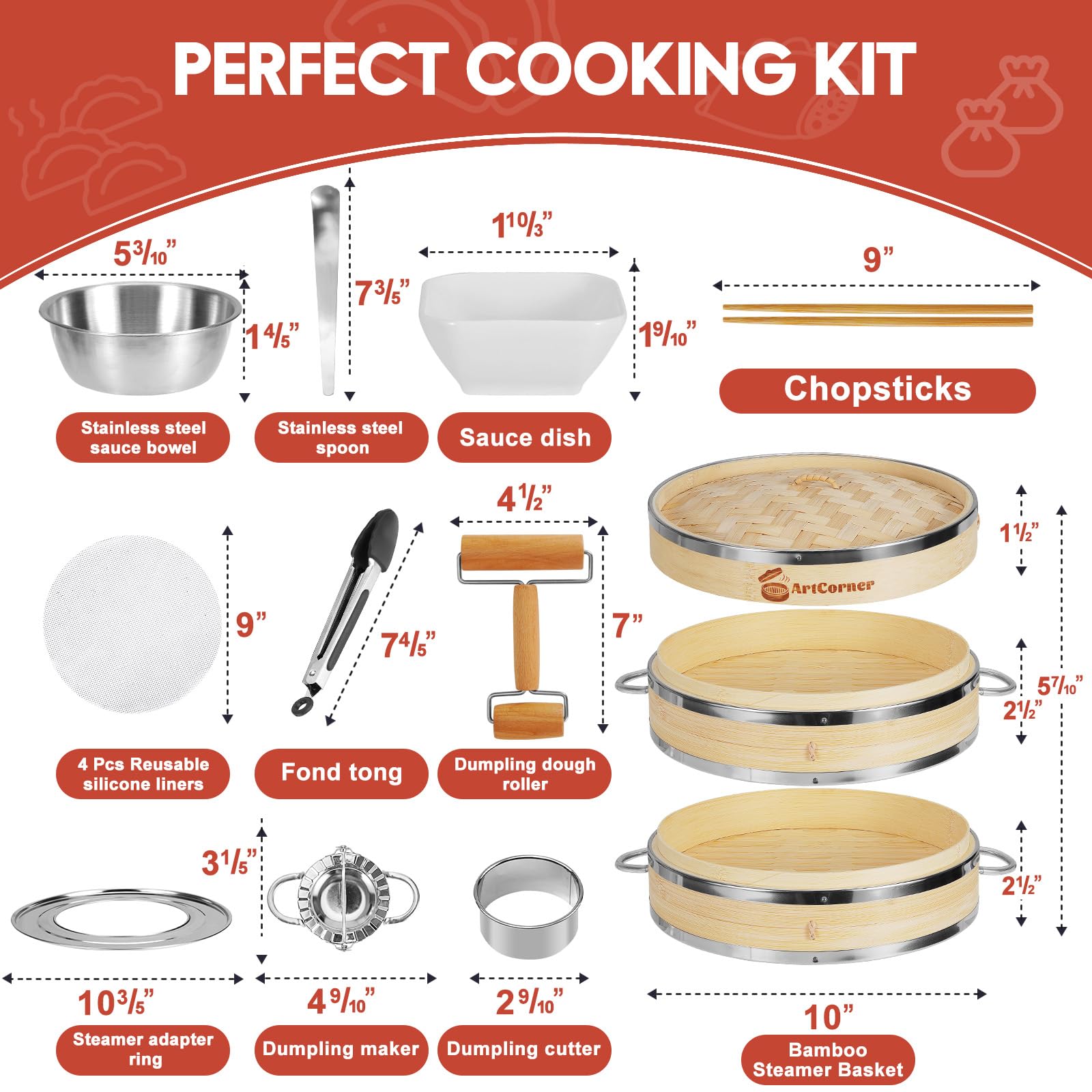 Artcorner recipe book supports easy oil-free cooking adventures.