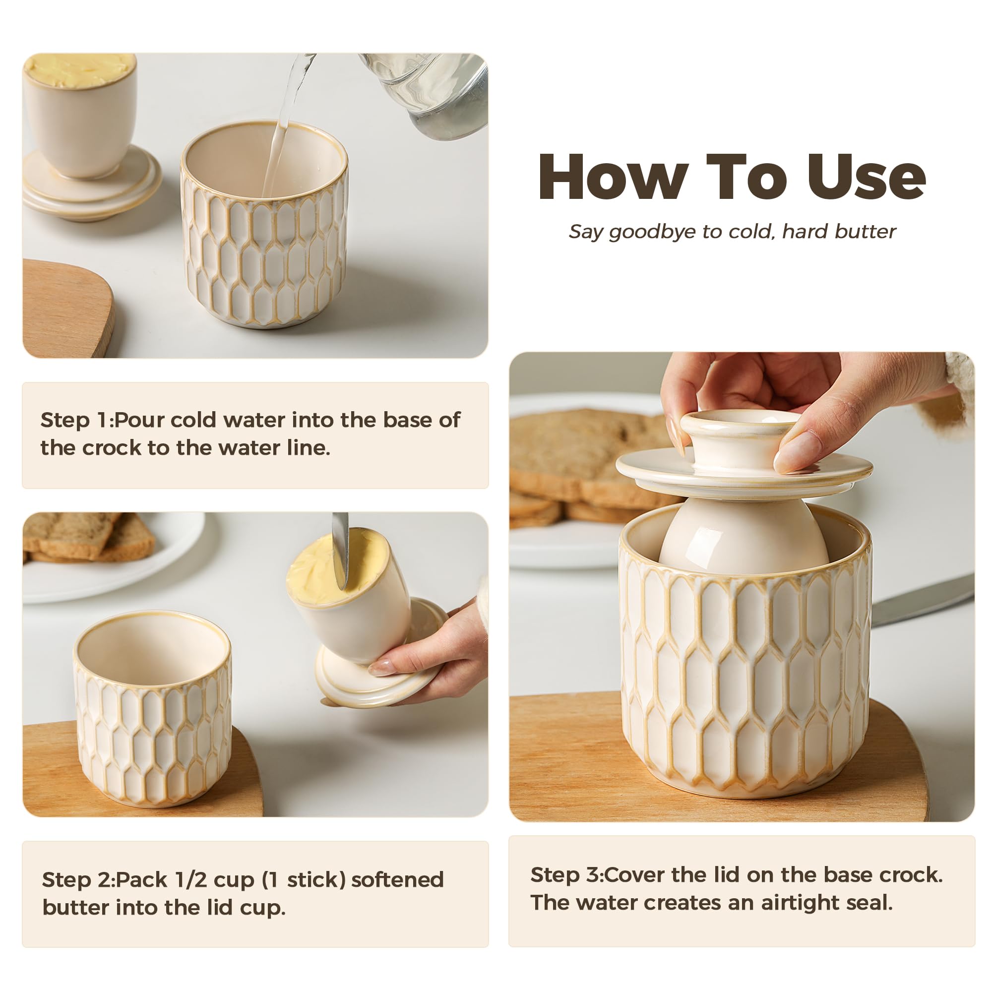 ArteBake countertop kitchen decor butter holder in a modern kitchen