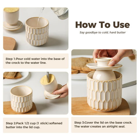 ArteBake countertop kitchen decor butter holder in a modern kitchen