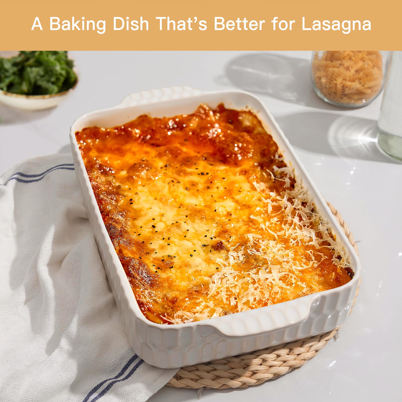 ArteBake oven-safe ceramic dish in action for even heat distribution
