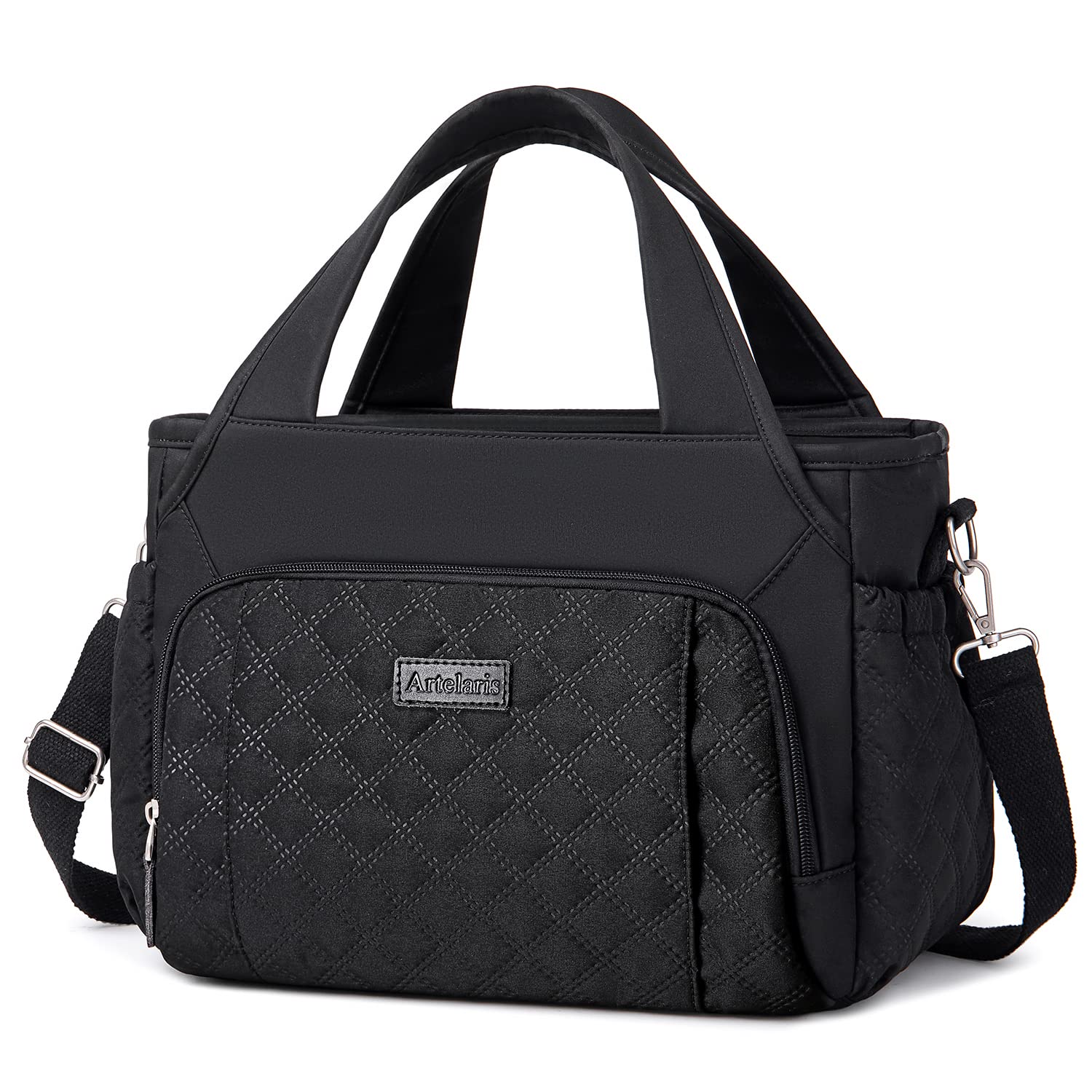Artelaris women's insulated lunch bag with a roomy main compartment for daily meals.