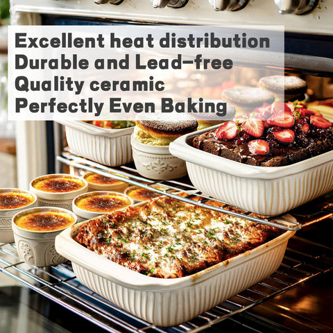Artena SGS-certified ceramic bakeware ensures safe cooking and durable performance.