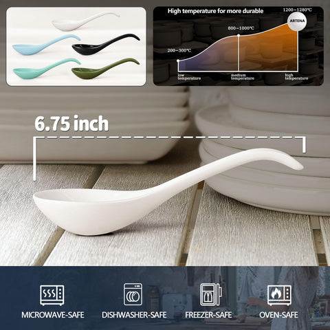 Artena Bright White gift-pack spoons ideal for hosting or gifting.