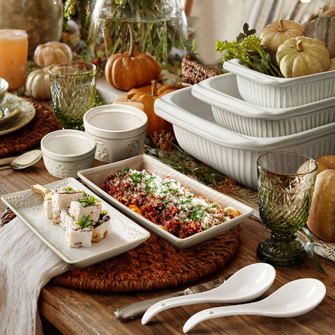 Artena Bright White ramen/pho spoons enhance broth-sipping experiences.