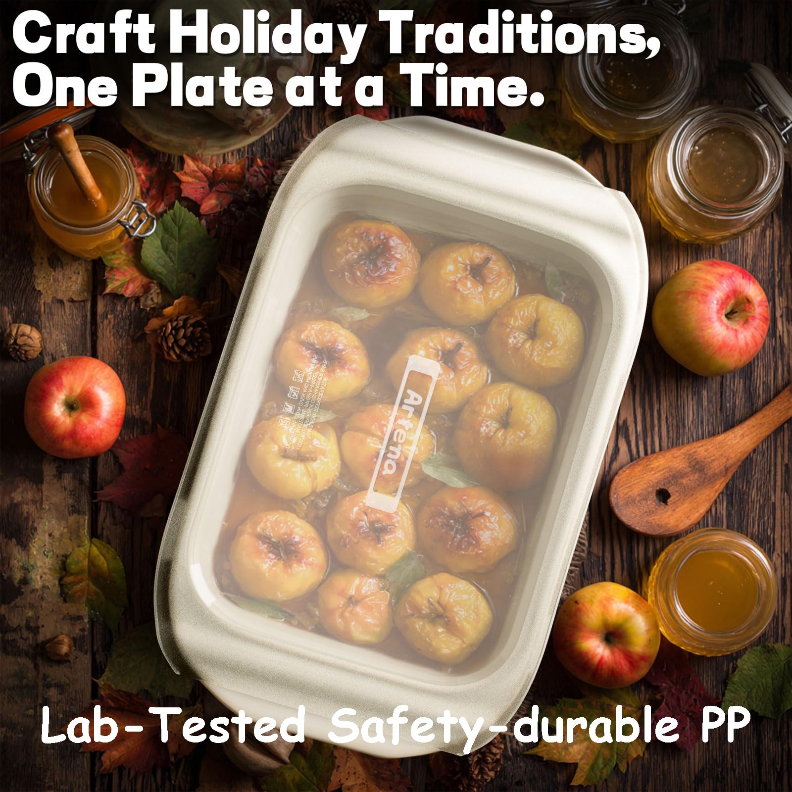 Artena SGS-certified ceramic provides safe, non-porous cooking surface