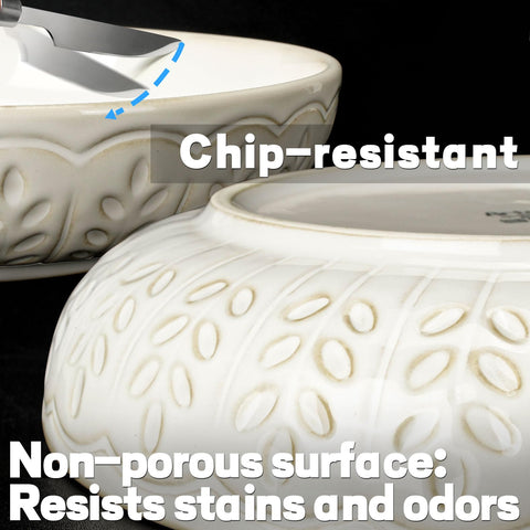 Artena Easy-clean glaze surface for quick cleanup.