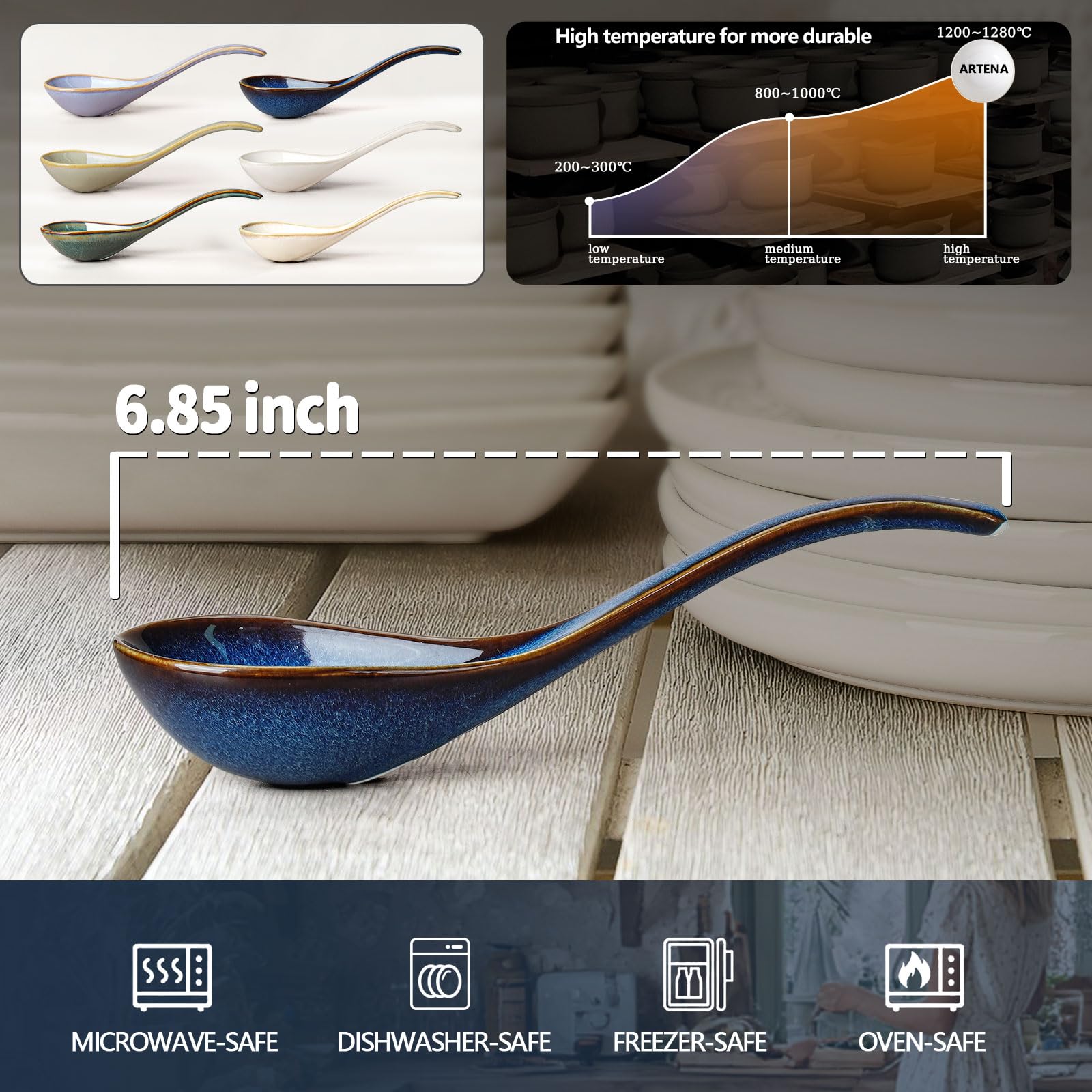 Artena gift-ready pho spoons for family dinners and celebrations.