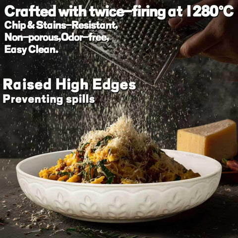 Artena Bowls microwave and dishwasher safe for easy meals.