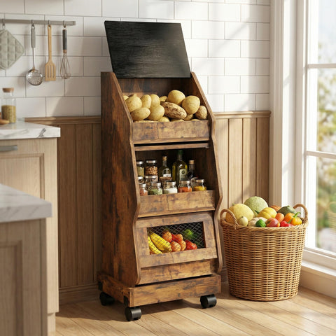 ARTETHYS dual-door with baffle design prevents items from tipping.