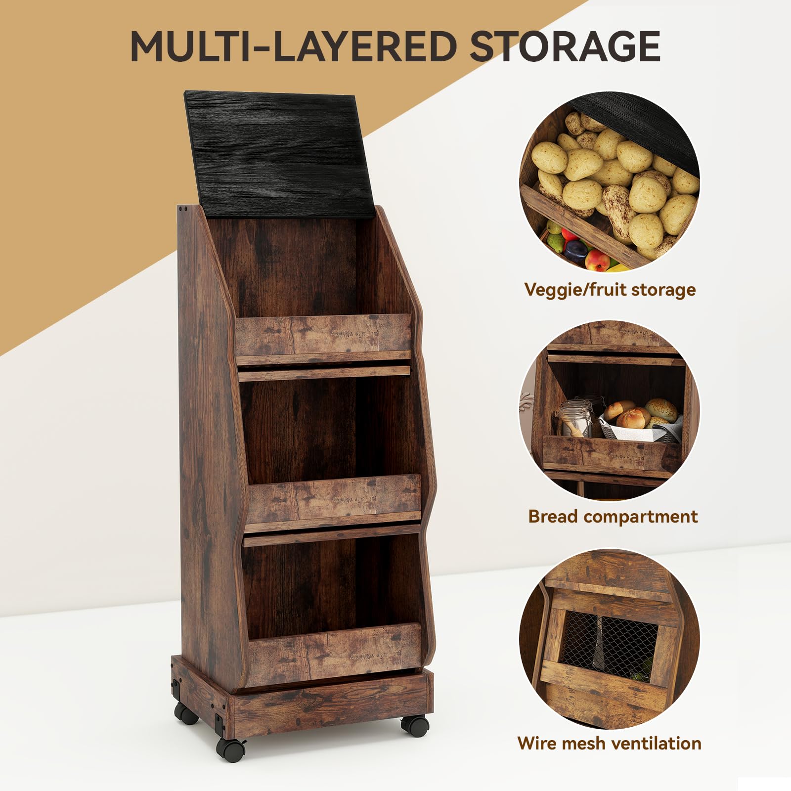ARTETHYS compact yet spacious unit stores potatoes and onions neatly.