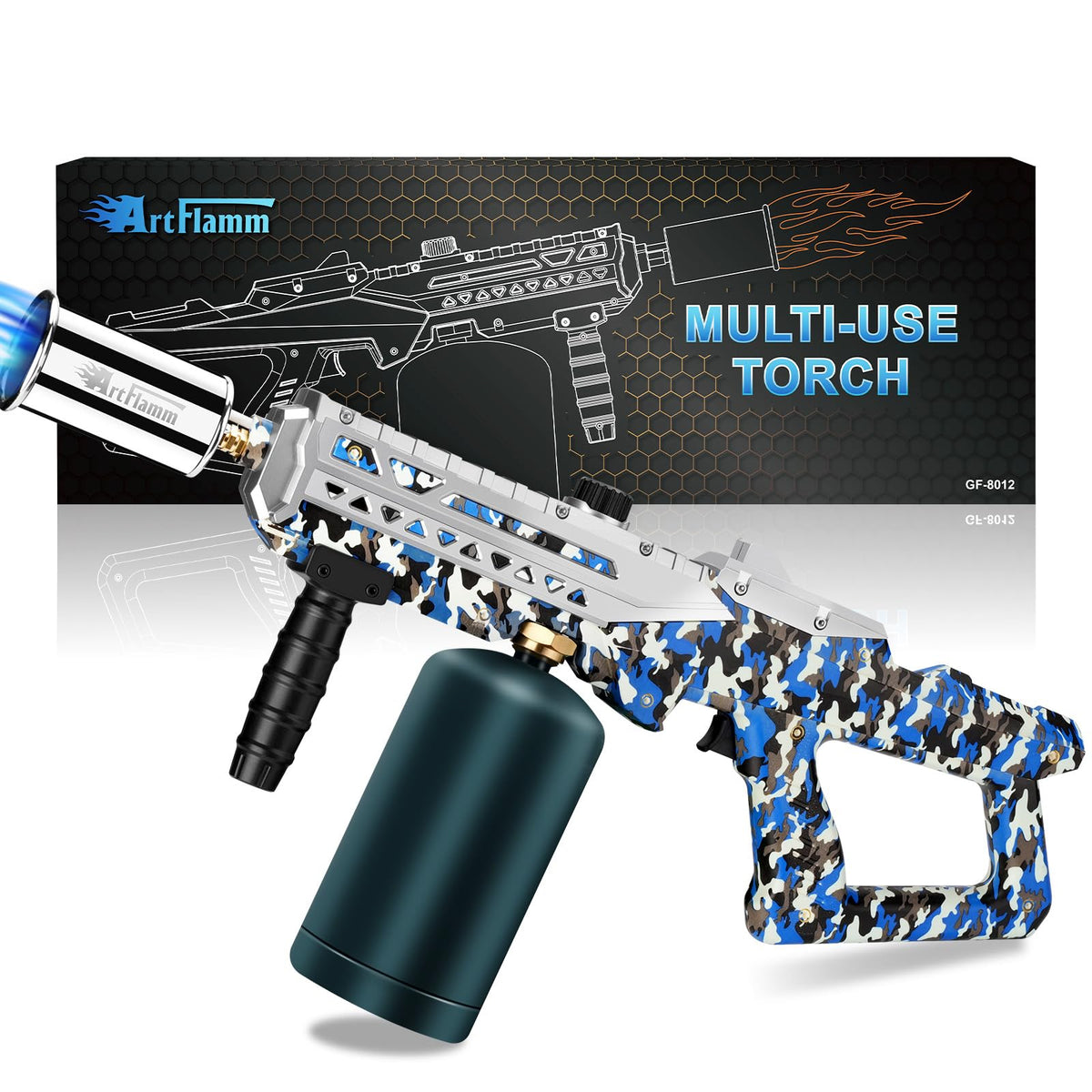 ARTFLAMM propane gun torch with adjustable flame for precise searing