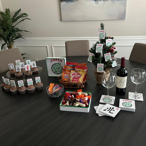 Artful 3D Mahjong East coaster ideal for gifting and table fun.