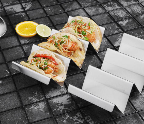 ARTTHOME taco holders fit street shells and larger tortillas for versatility
