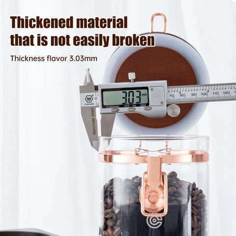 ARTIFORM wooden shelf display keeps jars neatly on the counter.