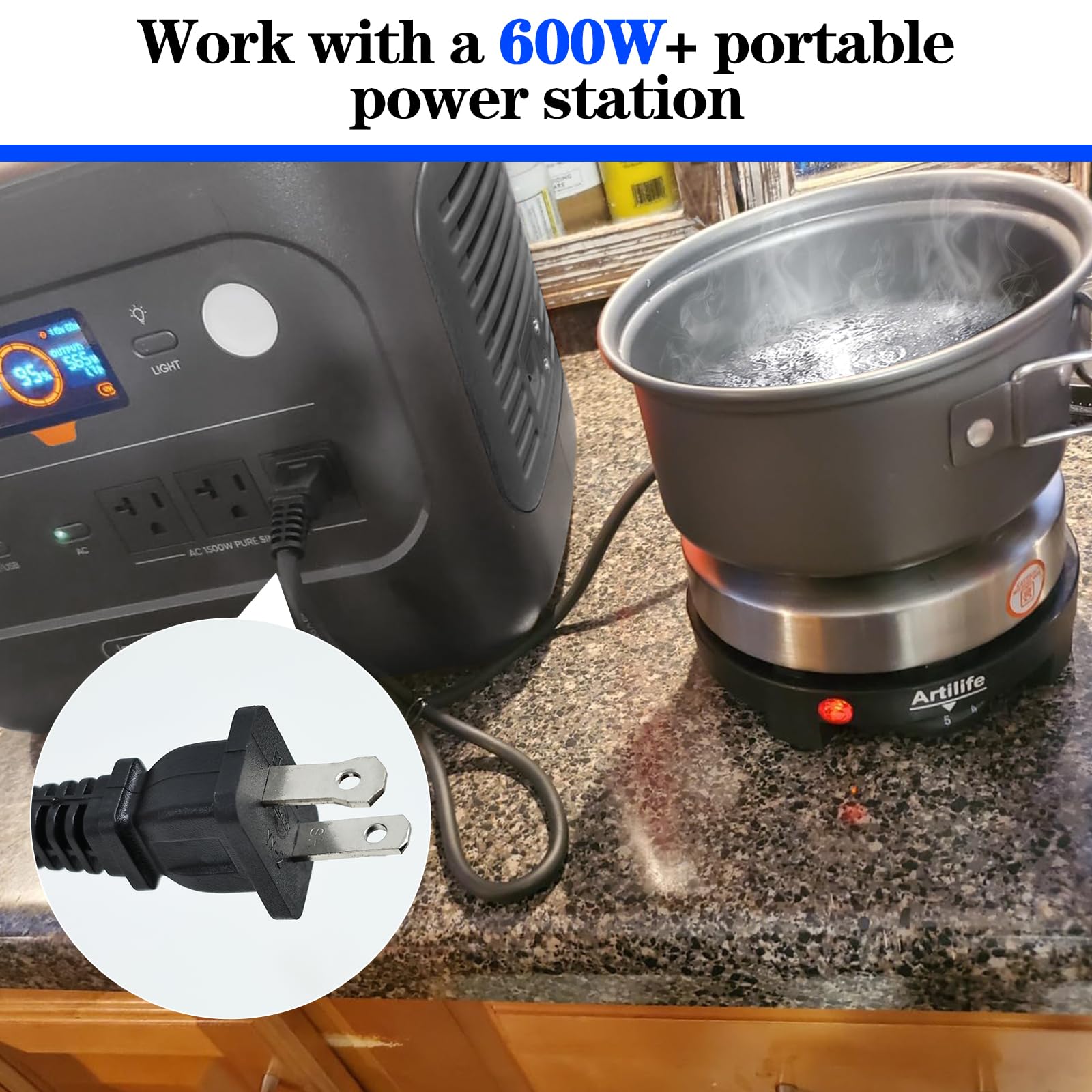 Artilife stainless steel collar highlights sturdy construction and easy cleaning.