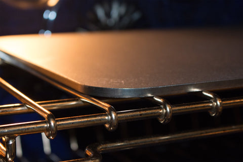 Seasoning oil on Artisan Steel illustrates easy re-seasoning after use.