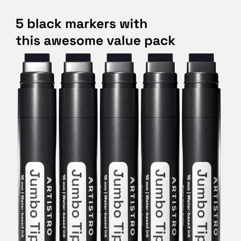 ARTISTRO 5 canvas marker creates bold canvas art with opaque ink
