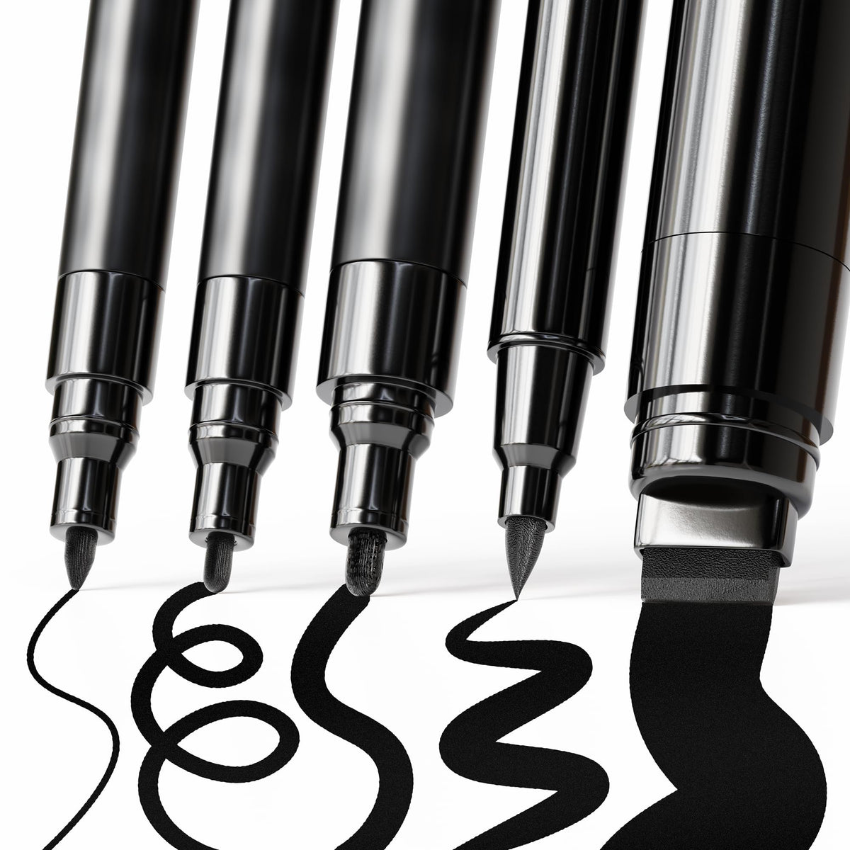 ARTISTRO 5 black paint pen glass marking for clear, durable lines.