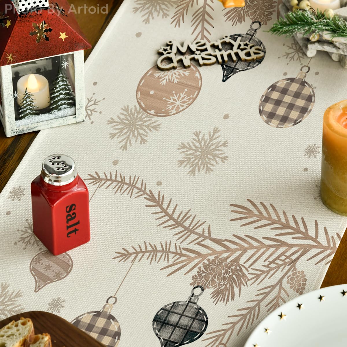 Artoid Mode 13x72 inch table runner fits 4-6 seats.