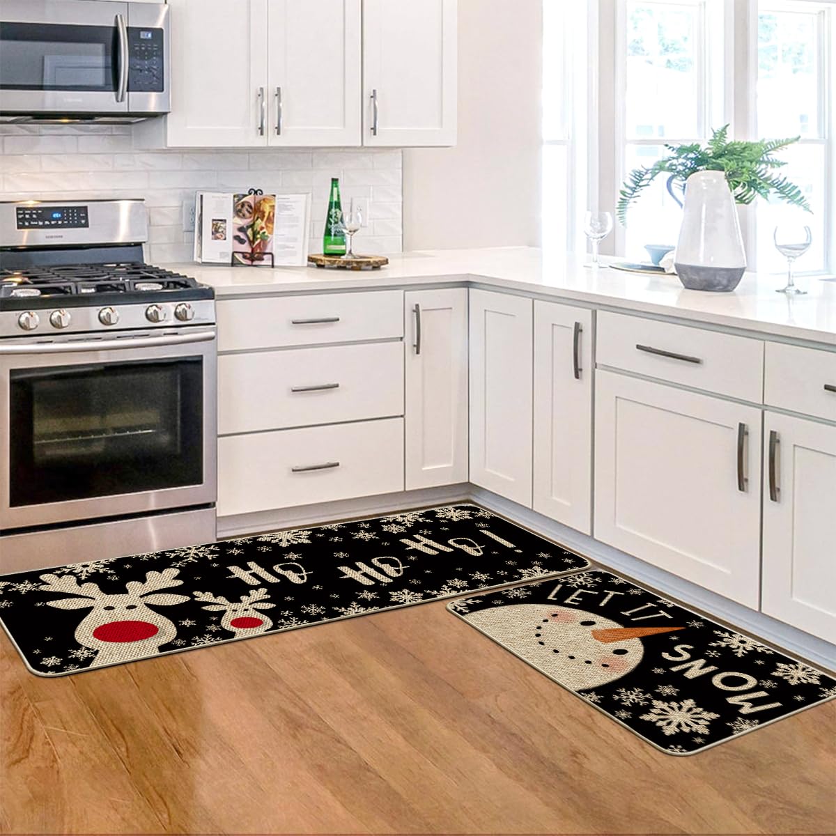 Artoid Mode 17x29 inch kitchen mat ready for entryways and counters.