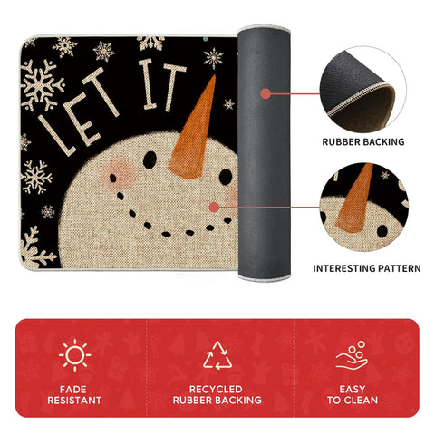 Artoid Mode 17x47 inch mat fits larger kitchen areas with style.