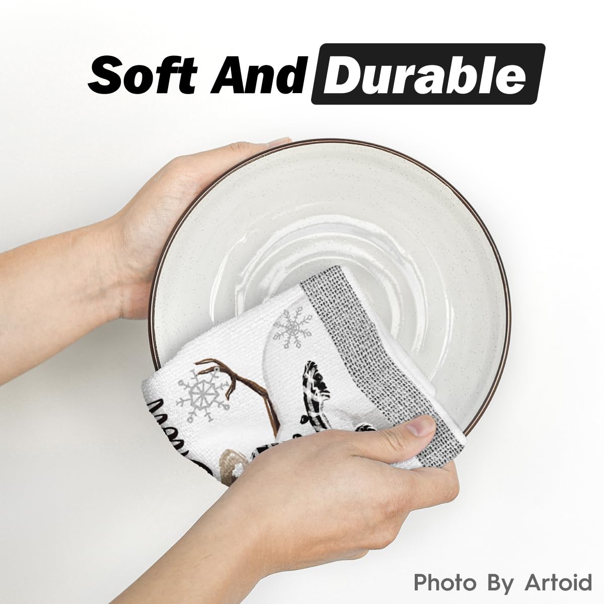 Artoid Mode 18x26 inch towels cover more surface for faster drying