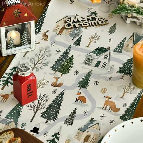 Artoid Mode 210gsm polyester table runner delivers durable everyday elegance.