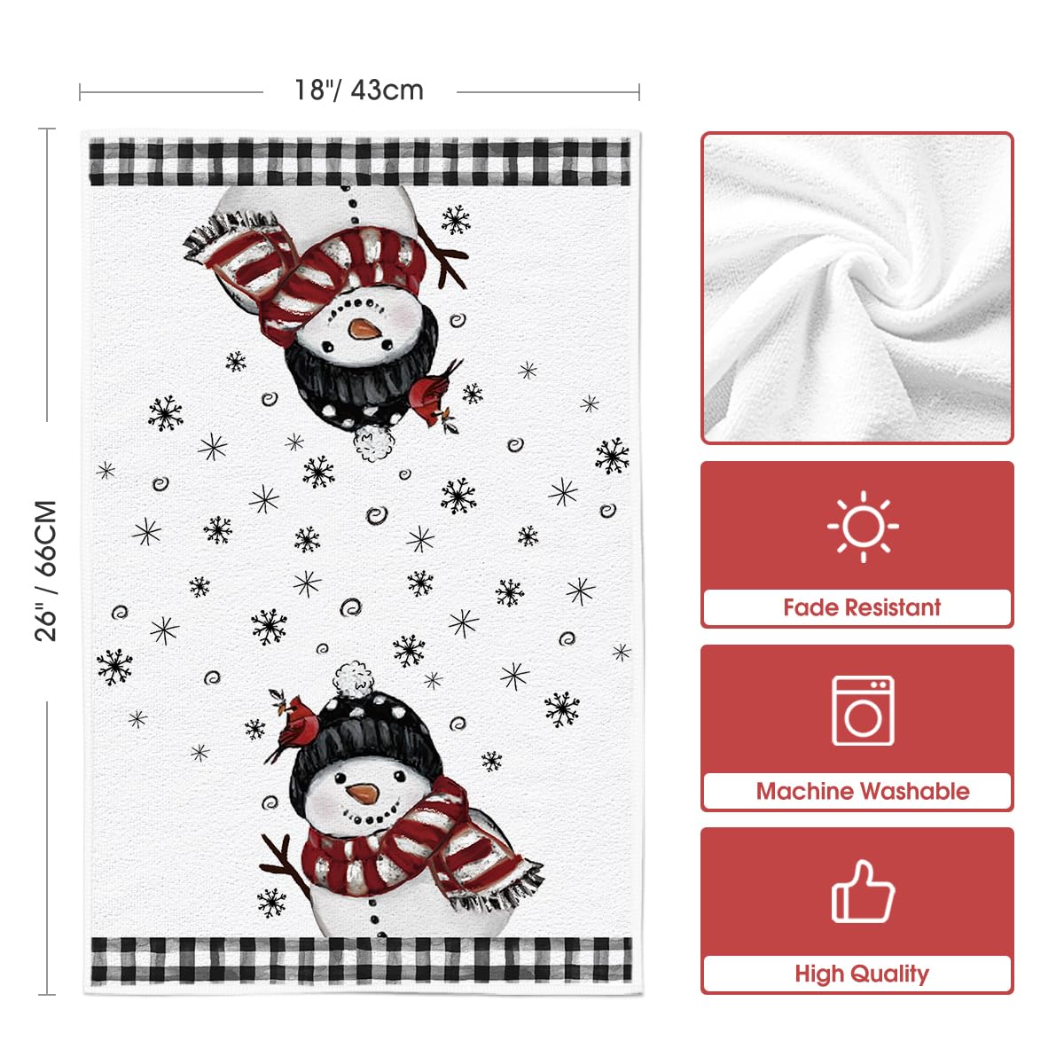 Artoid Mode highly absorbent towel for quick drying and scrubbing.