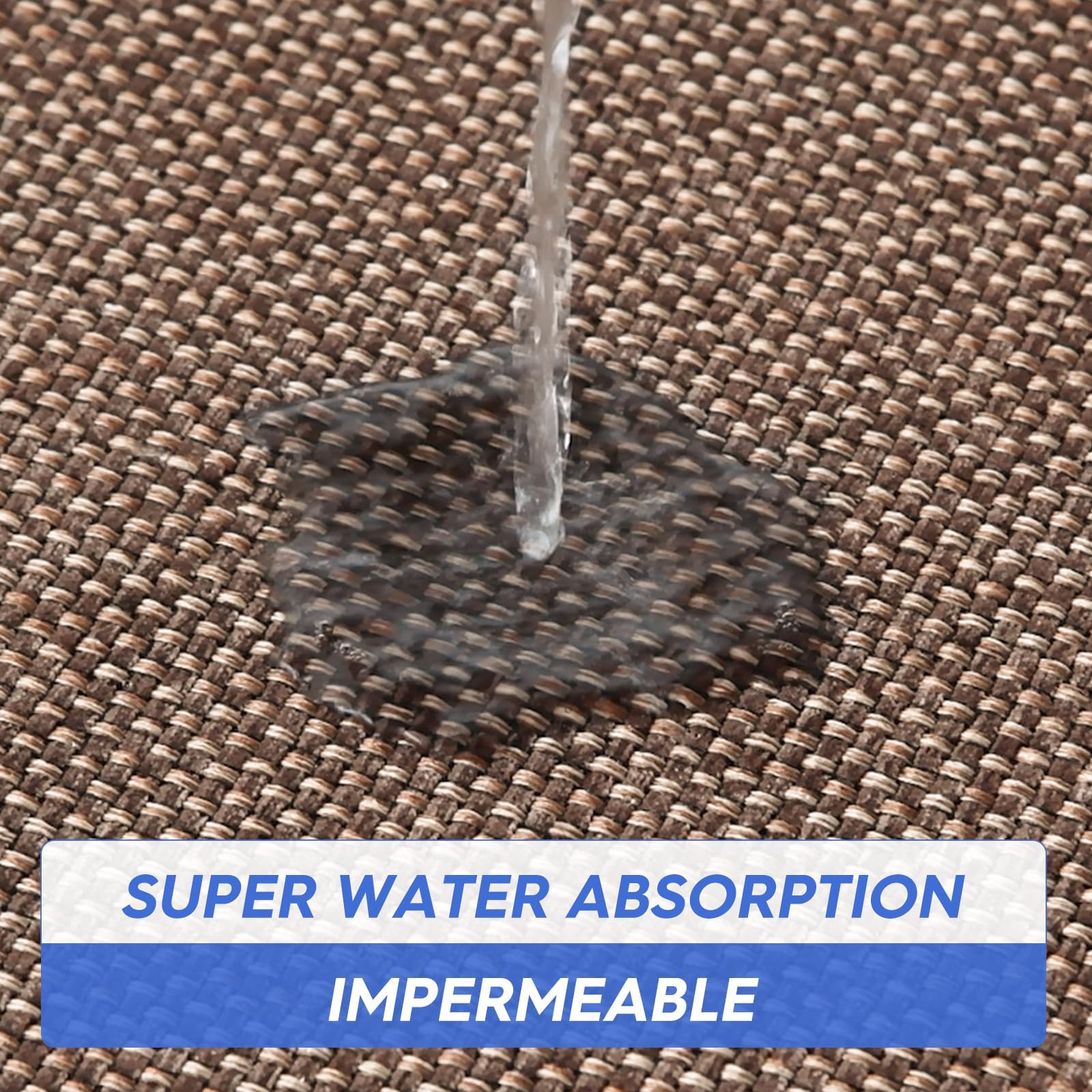 Artoid Mode absorbent kitchen rug protects floors.