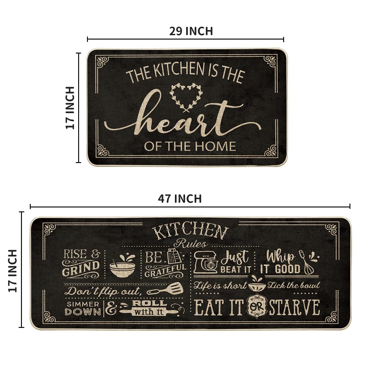 Artoid Mode seasonal decor mats suit kitchen, dining, or entryways.