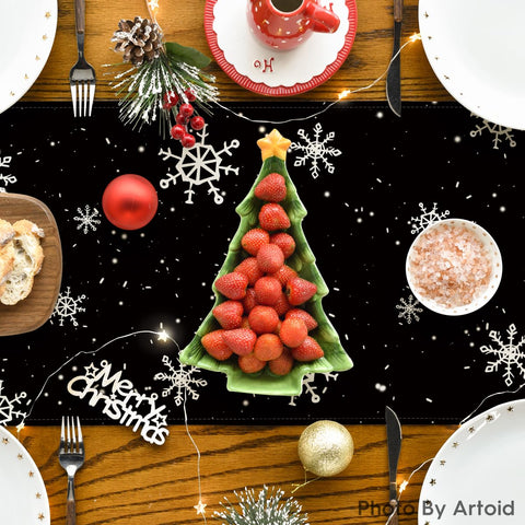 Artoid Mode table runner with durable stitched edges for everyday use.