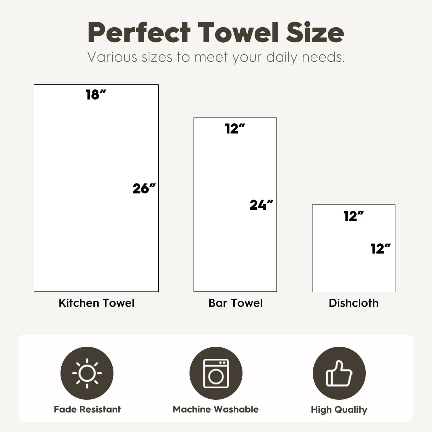 Artoid Mode towels on the counter absorb moisture efficiently after spills.