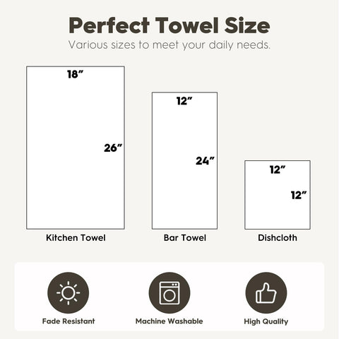 Artoid Mode towels on the counter absorb moisture efficiently after spills.