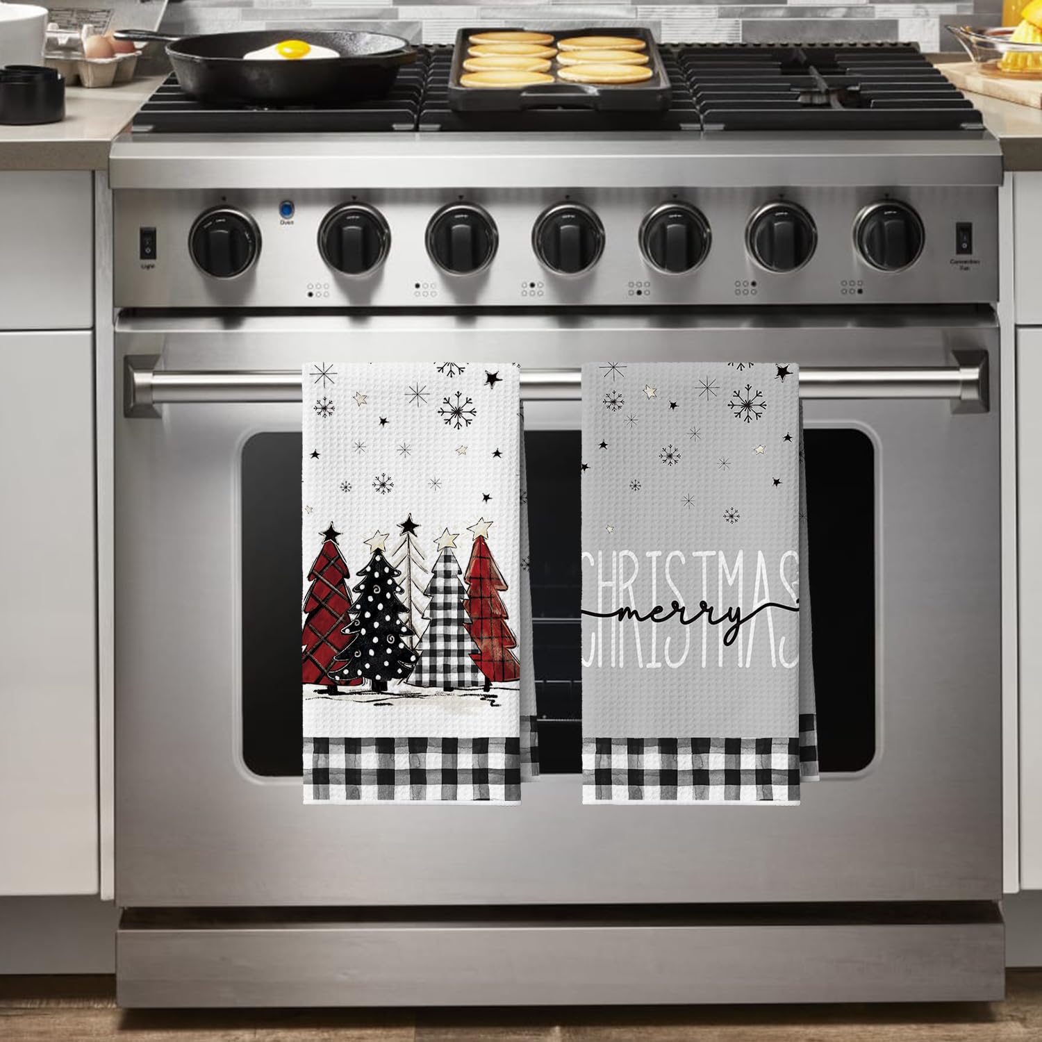 Artoid Mode towel in use for drying dishes, demonstrating quick-dry performance.