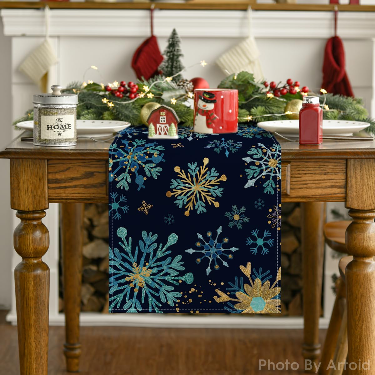 Artoid Mode vibrant print inspires creative tablescape ideas.