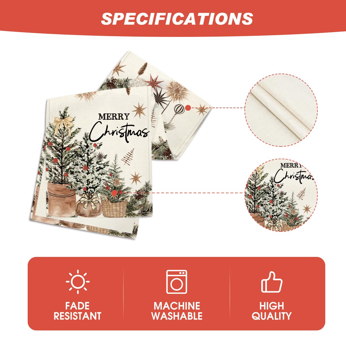 Artoid Mode bright decor table runner enhances stylish seasonal ambiance