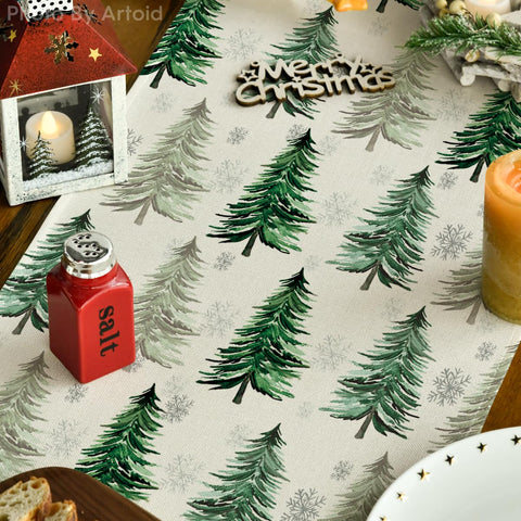 Artoid Mode colorful pattern table runner elevating seasonal decor