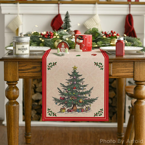 Artoid Mode Christmas table decor creates inviting ambience