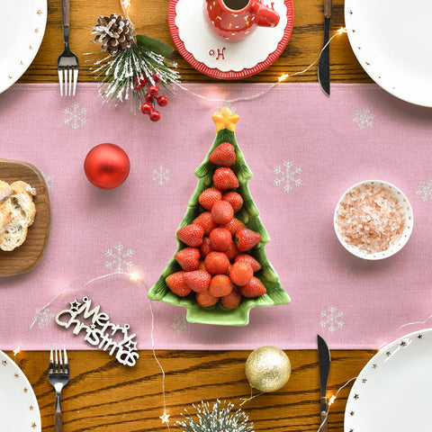 Artoid Mode colorful holiday table runner brightens party tables