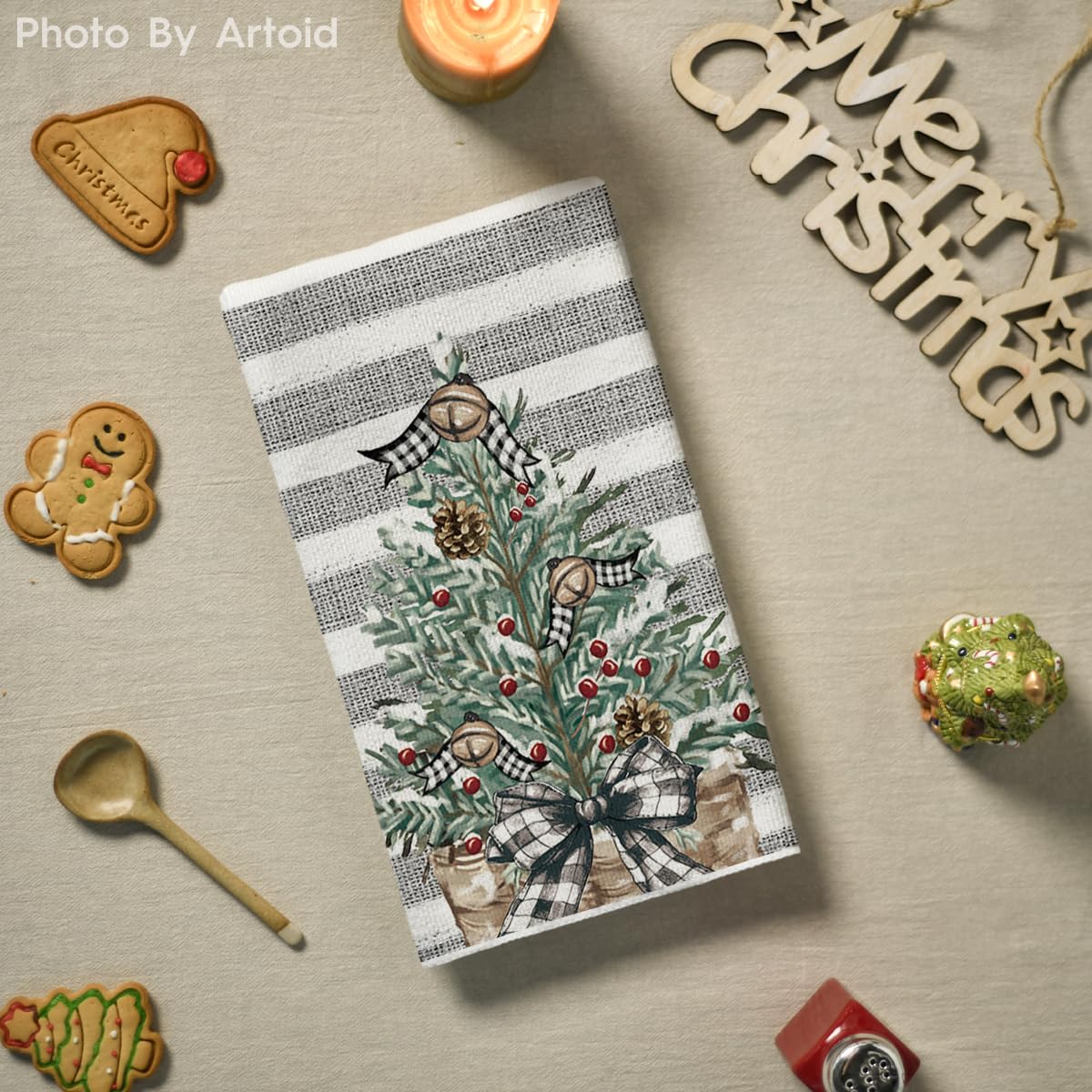 Artoid Mode decorative kitchen towels brighten daily drying and decor